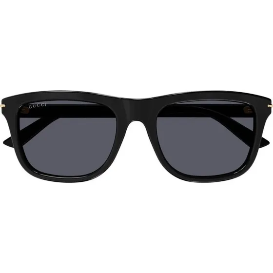 Gucci GG1444S Lunettes de Soleil Homme Carrées Noires 55mm