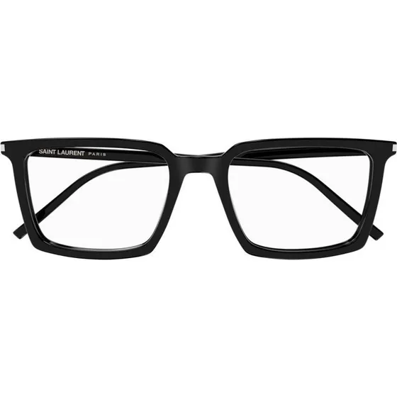 Saint Laurent SL 624 Lunettes de Vue Carrées Noires 54mm