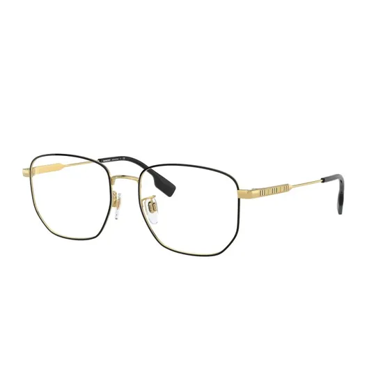 Burberry Homme BE1352D 1318 - Montures Optiques Géométriques Noires
