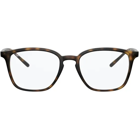 Ray-Ban RX 7185 Lunettes de Vue Géométriques Havane 50mm