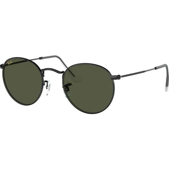 Ray-Ban RB3447 Round Metal Lunettes de Soleil Homme Noir G15