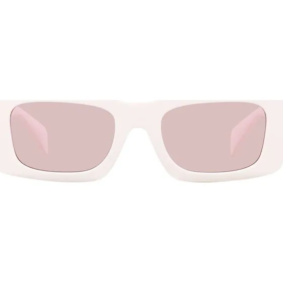 Versace VE 4444U Lunettes de Soleil Papillon Blanc et Rose 54mm