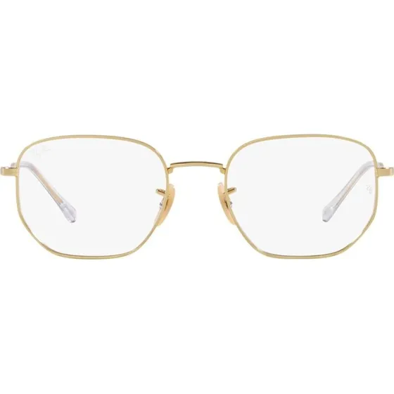 Ray-Ban RX 6496 Lunettes de Vue Géométriques Dorées 51mm