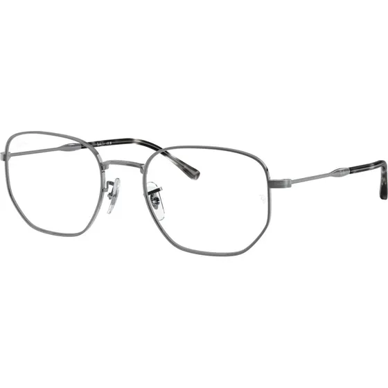 Ray-Ban RX 6496 Lunettes de Vue Géométriques Unisexe Ruthénium 51mm