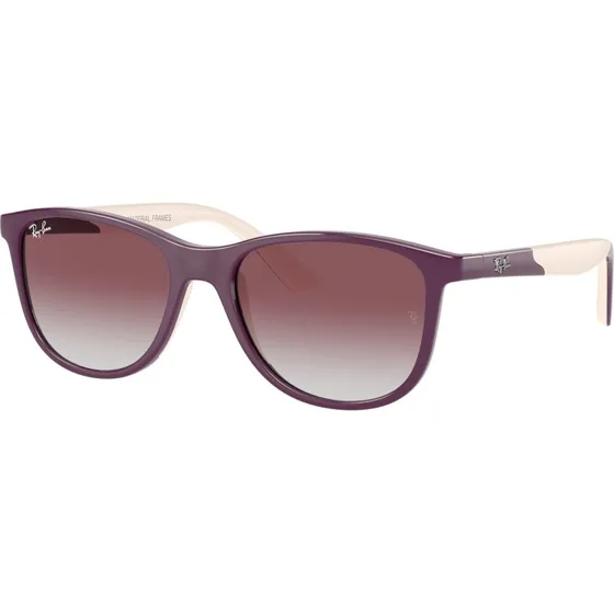 Ray-Ban RJ9077S Lunettes de Soleil Enfant Carrées Rose et Gris