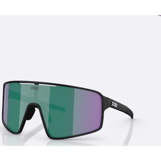 Bliz P001 XL Lunettes de Soleil Noir Mat - Verre Marron Vert Multicolore