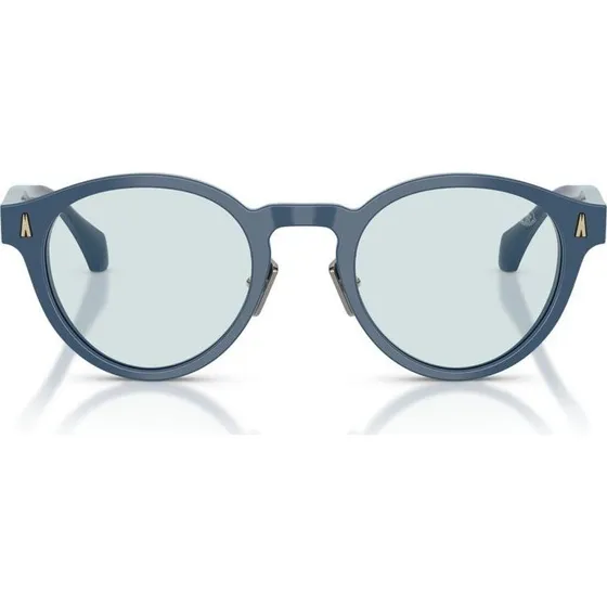 Moncler Ember ME6017D Lunettes de Soleil Rondes Bleues Unisexe