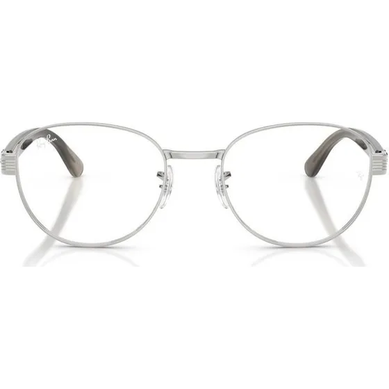 Ray-Ban RX 6543 Lunettes de Vue Rondes Argentées Unisexe 52mm