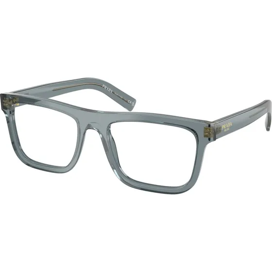 Prada Homme Montures Optiques PR C03V en Acétate Bleu