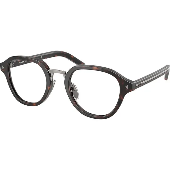 Prada Homme PR C05V 17N1O1 Montures Optiques Pantos Écaille de Tortue