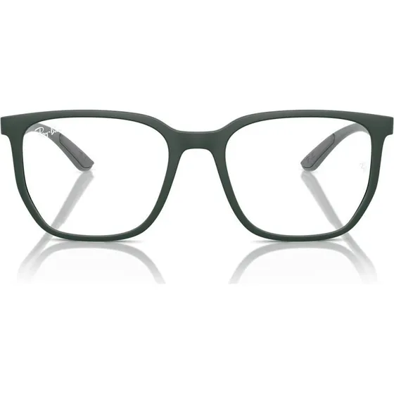 Ray-Ban RX 7235 Lunettes de Vue Géométriques Vertes Unisexe 53mm