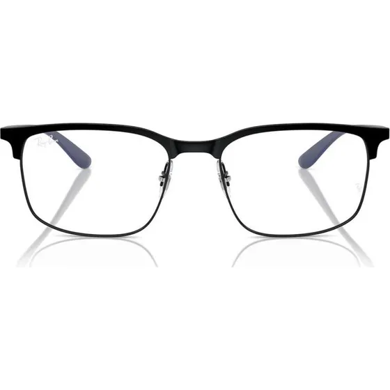 Ray-Ban RX 6518 Lunettes de Vue Carrées Unisexe Noir 55mm