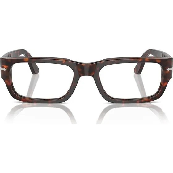 Persol PO3347V Lunettes de Vue Carrées Havane Unisexe 53mm