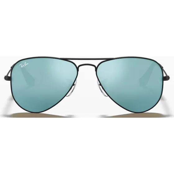 Ray-Ban Aviator Junior RJ9506S - Lunettes de Soleil Enfant Noir/Bleu