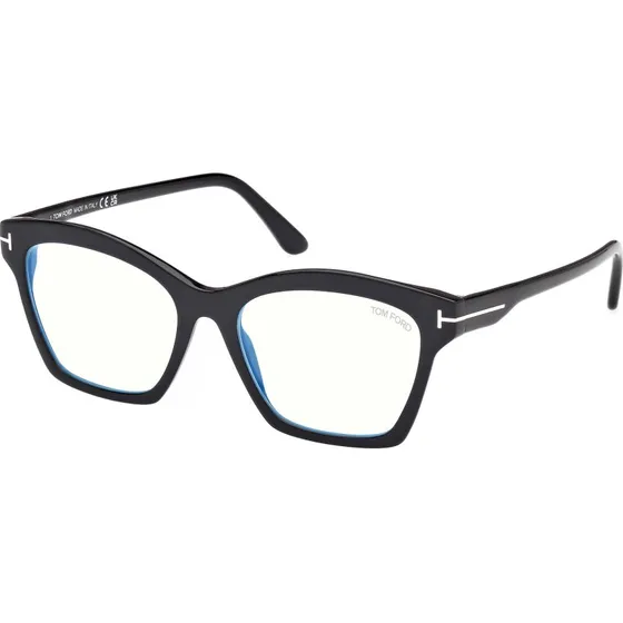Tom Ford FT5965-B Lunettes de Vue Géométriques Noires 53mm