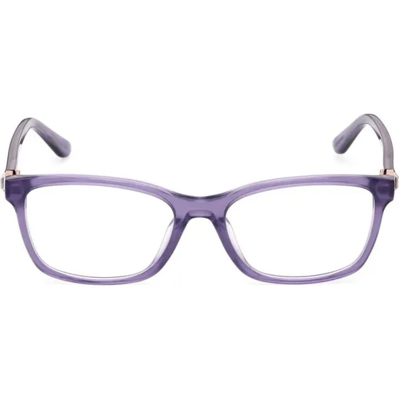 Guess GU50196 Lunettes de Vue Femme Violet Rectangulaire 52mm