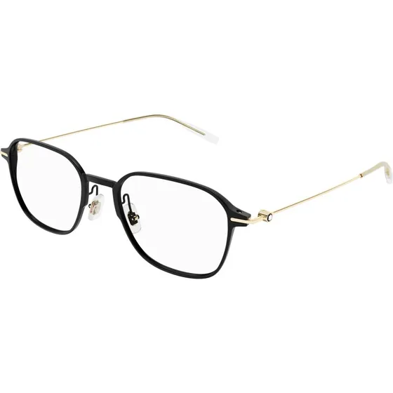 Montblanc MB0358O Lunettes de Vue Homme Géométriques Noires 51mm