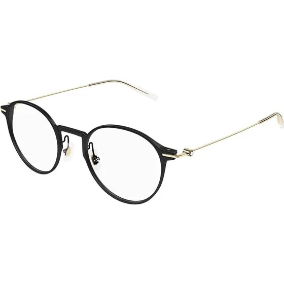Montblanc MB0357O Lunettes de Vue Homme Pantos Noir 49mm