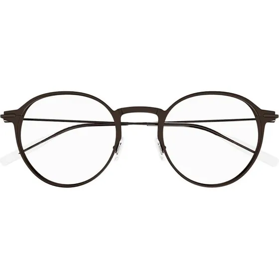 Montblanc MB0357O Lunettes de Vue Homme Pantos Marron 49mm