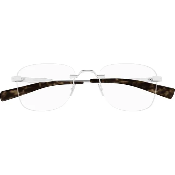 Saint Laurent SL 744 Lunettes de Vue Carrées Argentées 53mm