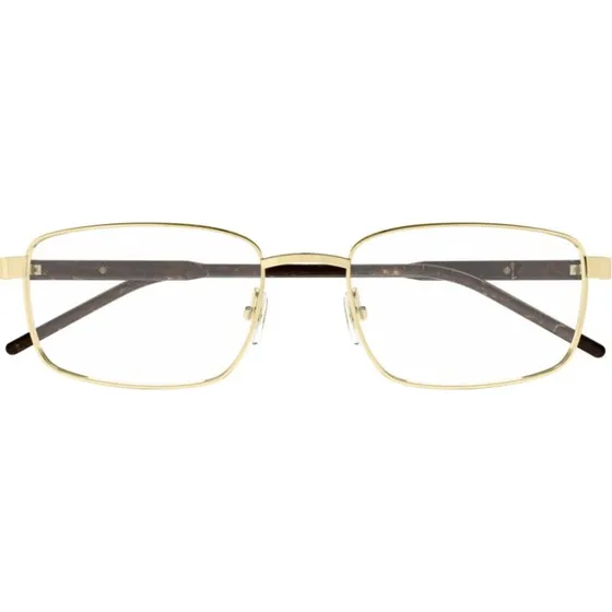 Gucci GG1801O Lunettes de Vue Homme Carrées Dorées 56mm