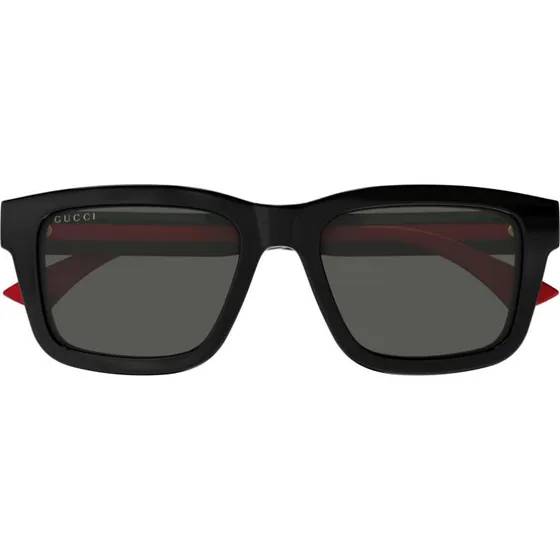 Gucci GG1869S Lunettes de Soleil Homme Carrées Noires et Grises