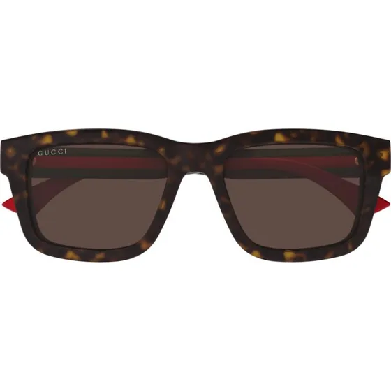 Gucci GG1869S Lunettes de Soleil Homme Carrées Havana Marron