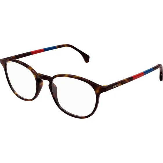 Gucci Homme GG0551O 022 Montures Optiques Rondes Acétate Havane