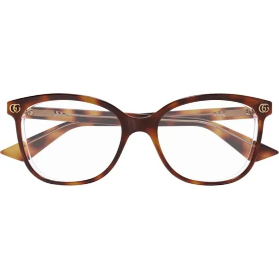 Gucci GG1816O Lunettes de Vue Carrées Havane 54mm