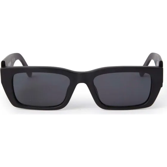 Palm Angels Peri002 Lunettes de Soleil Carrées Noires et Grises
