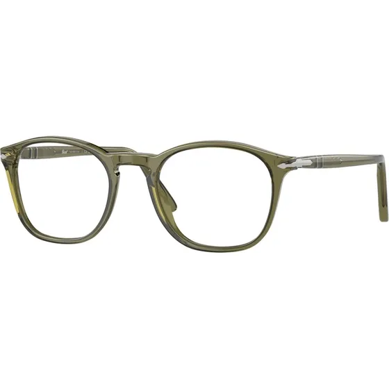 Persol PO3007V 1142 Montures Optiques Carrées Vert Transparent
