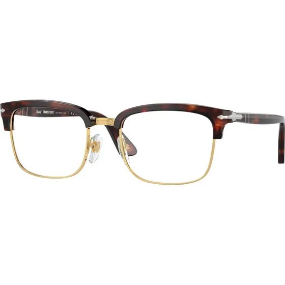 Persol PO3327S Lunettes de Soleil Carrées Écaille et Vert