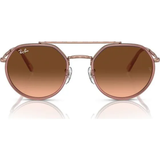 Ray-Ban RB 3765 Lunettes de Soleil Géométriques Marron 53mm