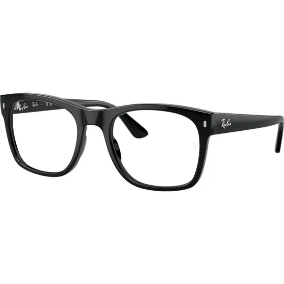 Ray-Ban RX7228 Lunettes Optiques Carrées en Acétate Noir