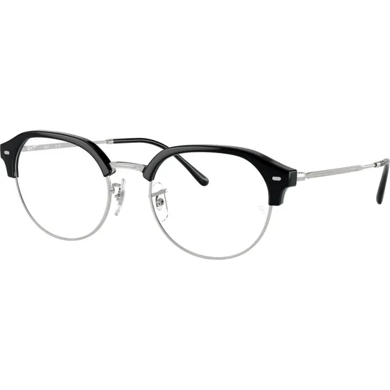 Ray-Ban RX7229 Montures Optiques Géométriques Noires Transparentes