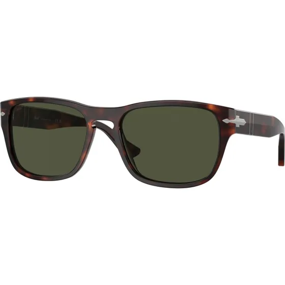 Persol PO3341S 24/31 Lunettes de Soleil Acétate Tortue et Vert