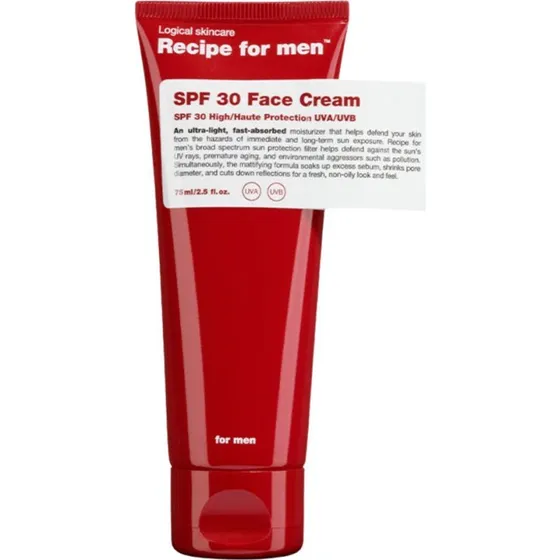 Recipe for Men Crème Visage SPF 30 75 ml