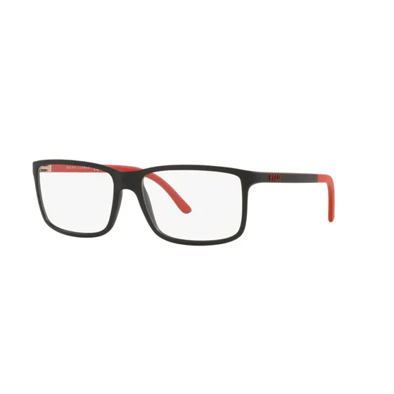 Polo Ralph Lauren PH2126 5504 Lunettes Optiques Carrées Noires Homme