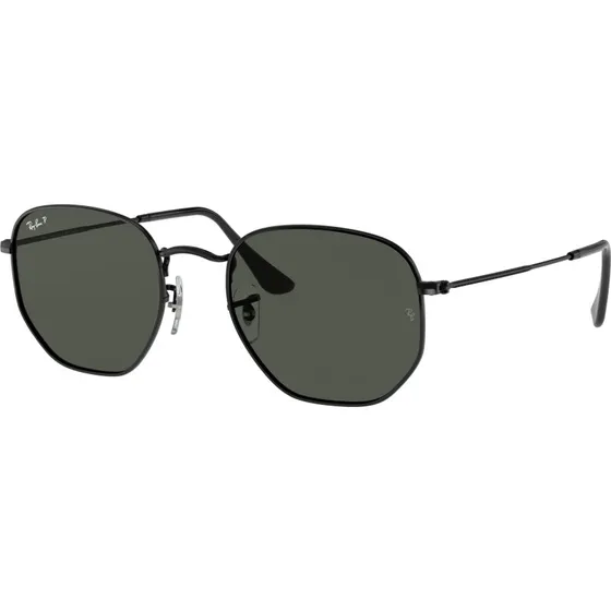 Ray-Ban RB3548N Lunettes de Soleil Hexagonales Métal Noir G15