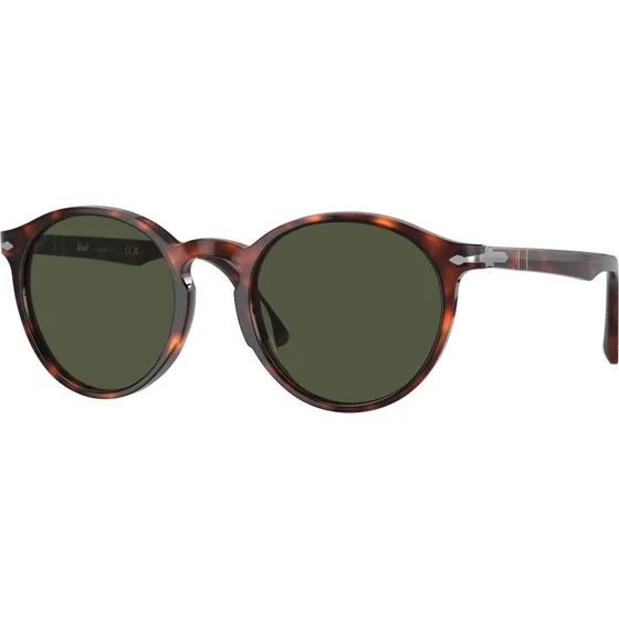 Persol PO3171S Homme - Lunettes de soleil Pantos Écaille/Vert