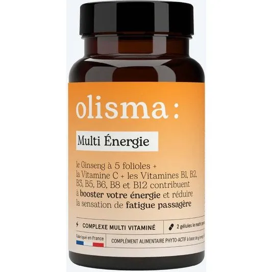 Olisma Multi Énergie 60 Gélules Végétales