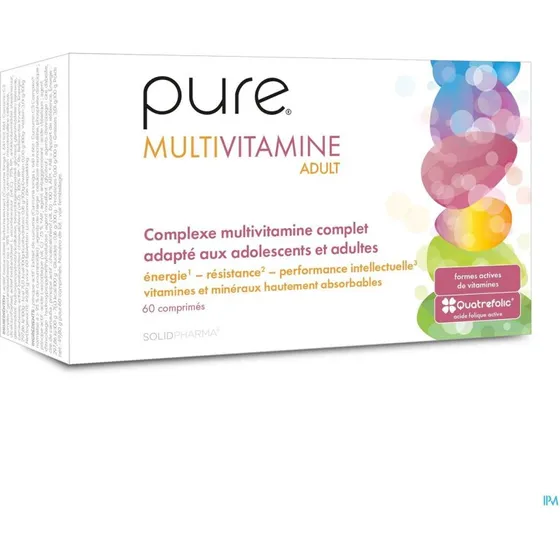 Pure Multivitamine Adulte 30 Comprimés