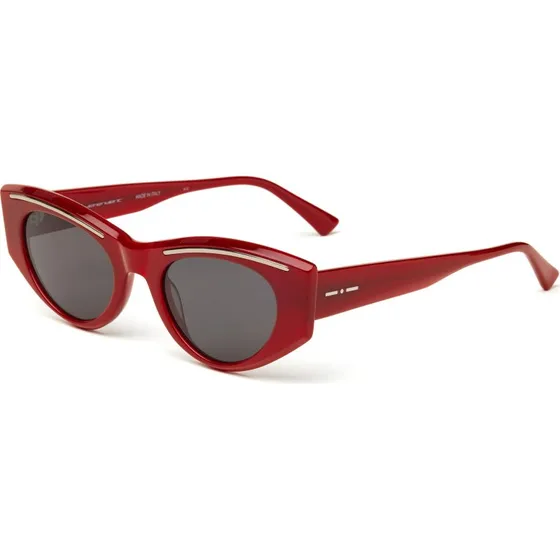 Italia Independent Audrey 0820 Lunettes de Soleil Cat Eye Bordeaux