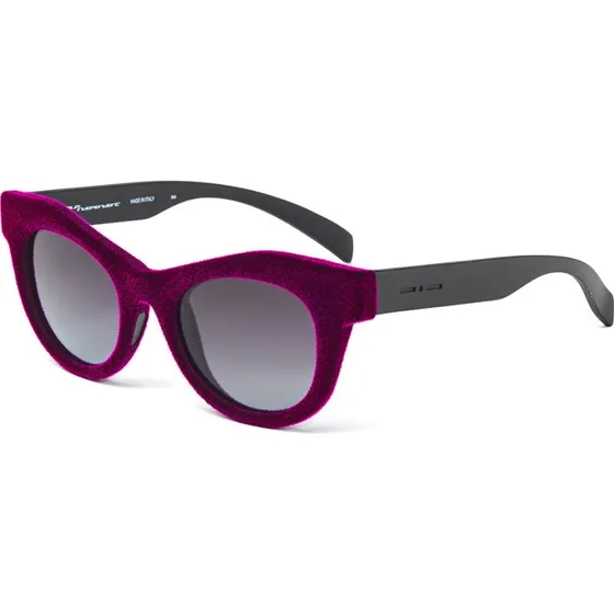 Italia Independent 0096V Lunettes de Soleil Cat Eye Violet et Gris