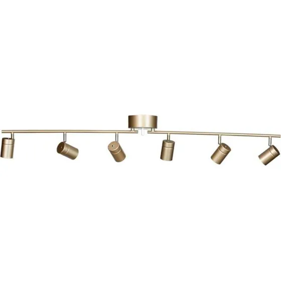 Rydéns Plafonnier Correct L124 Or - Spot 6 Lampes Moderne