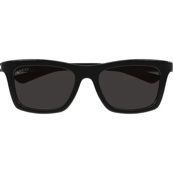 Gucci GG1735S Lunettes de Soleil Homme Carrées Noires et Grises