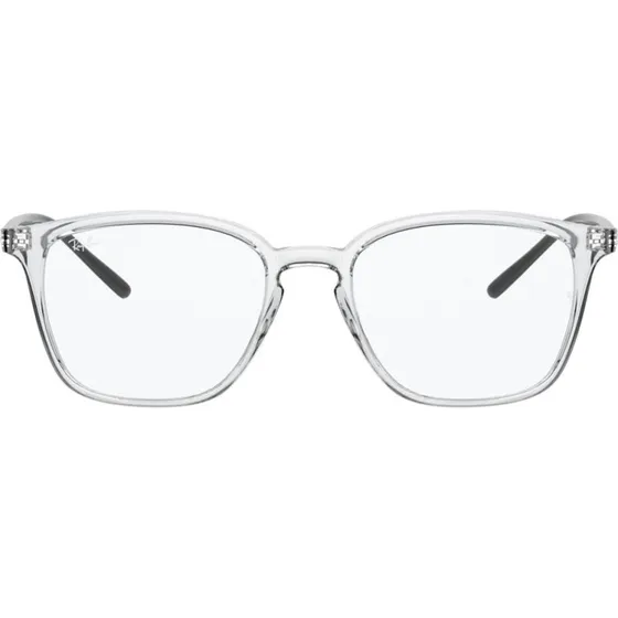 Ray-Ban RX 7185 Lunettes de Vue Géométriques Transparentes Unisexe