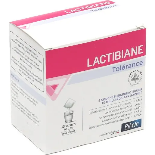 PiLeJe Lactibiane Tolérance 30 Sachets