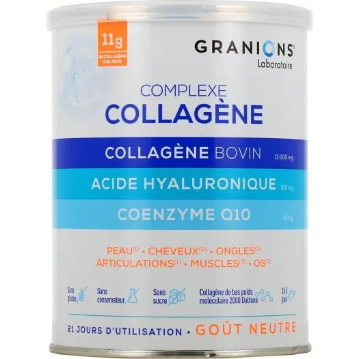 Granions Complexe Collagène Poudre Goût Neutre 242g