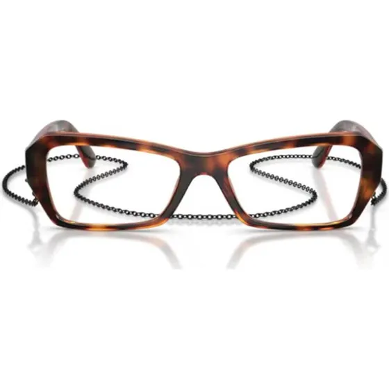 Vogue TF 5656U Lunettes de Vue Femme Havane Rectangulaires 52mm